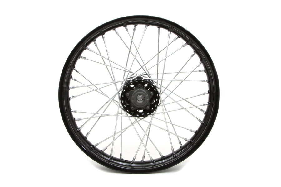 HARLEY 18 inch x 3.00 inch Replica Front or Rear Spoke Wheel fits 1936-1940 EL, Front or Rear 1941-1966 FL, Front or Rear 1937-1948 UL, Front or Rear