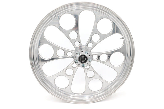 HARLEY 23 inch x 3.5 inch Kool Kat Front Wheel Polished Aluminum Fits 0- Custom, Application
