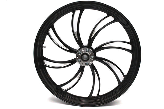 HARLEY 23 inch x 3.5 inch Vortex Front Wheel Black Cut Fits 0- Custom, application