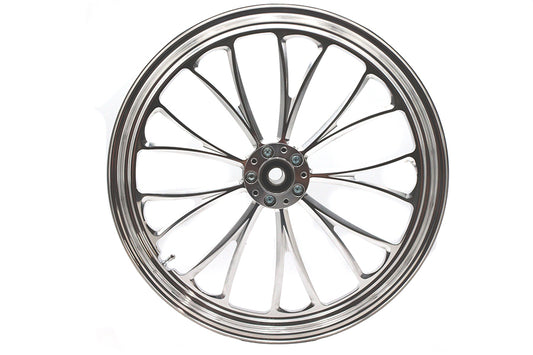 HARLEY 21 inch x 2.15 inch Manhattan Front Wheel Polished Aluminum Fits 0- Custom, Application