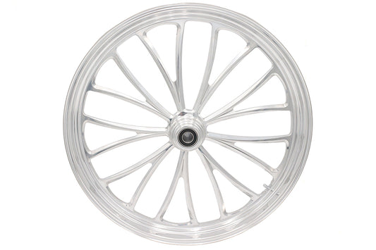 HARLEY 26 inch x 3.5 inch Manhattan Front Wheel Polished Fits 0- Custom, Application