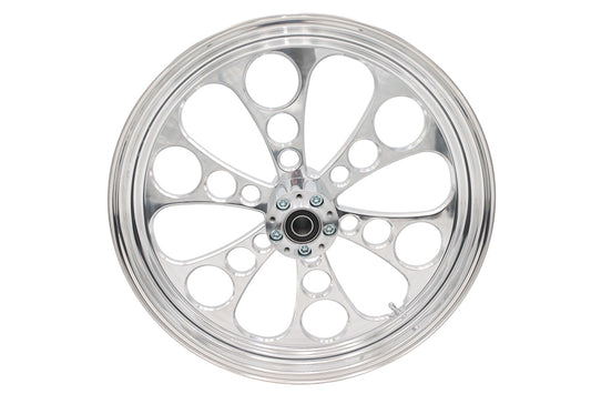 HARLEY 21 inch x 3.5 inch Kool Kat Front Wheel Polished Aluminum Fits 0- Custom, Application