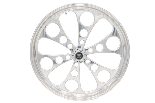 HARLEY 26 inch x 3.5 inch Kool Kat Front Wheel Polished Fits 0- Custom, Application