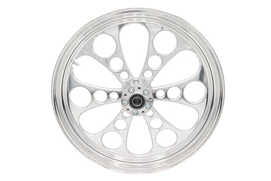 HARLEY 21 inch x 3.5 inch Kool Kat Front Wheel Polished Aluminum Fits 0- Custom, Application