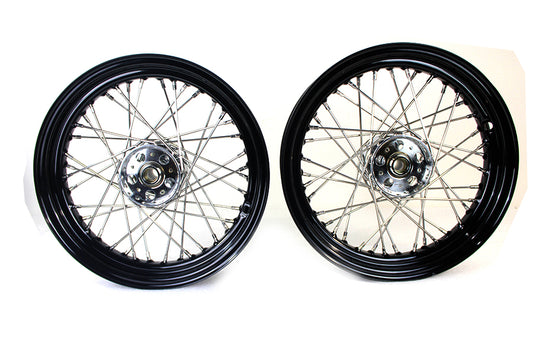 HARLEY 16 inch x 3.00 inch Servi-Car Rear Wheel Set fits 1937-1950 G,