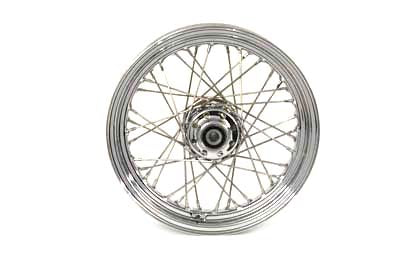 HARLEY 16 inch x 3.00 inch Replica Front Spoke Wheel fits 2000-2006 FLST, 2000-2006 FLSTF,