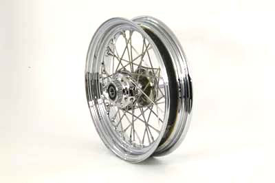 HARLEY 16 inch x 3.00 inch Replica Front Spoke Wheel Fits 2000-2006 FLST, 2000-2006 FLSTF,