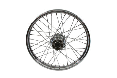 HARLEY 21 inch x 2.15 inch Replica Front Spoke Wheel fits 2006-2007 FXDWG, 49mm forks