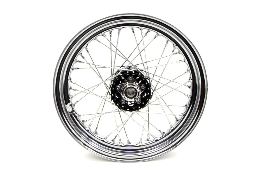 HARLEY 16 inch x 3.00 inch Replica Front or Rear Spoke Wheel fits 1936-1940 EL, Front or Rear 1941-1966 FL, Front or Rear 1937-1948 UL, Front or Rear