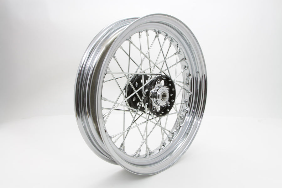 HARLEY 16 inch x 3.00 inch Replica Front or Rear Spoke Wheel fits 1936-1940 EL, Front or Rear 1941-1966 FL, Front or Rear 1937-1948 UL, Front or Rear