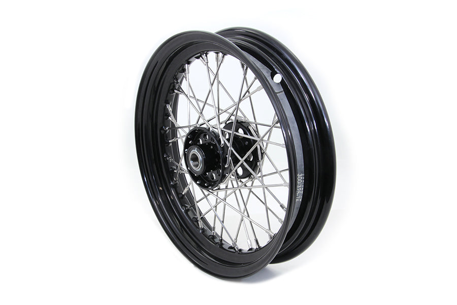HARLEY 16 inch x 3.00 inch Front or Rear Spoke Wheel fits 1936-1940 EL, 1937-1940 UL, 1936-1940 WL, Rear only
