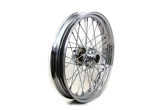 HARLEY 21 inch x 3.25 inch Front Spoke Wheel Chrome Fits 2011-2017 FLST, with ABS 2011-2017 FXST, wi