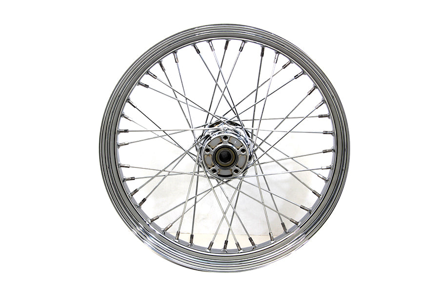 HARLEY 21 inch x 3.25 inch Front Spoke Wheel Chrome fits 2011-2017 FLST, with ABS 2011-2017 FXST, with ABS 2011-2017 FXDWG, with ABS