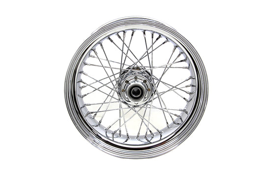 HARLEY 17 inch x 6.00 inch Rear Wheel Chrome fits 2011-2017 FXST, with ABS 2011-2017 FLST, with ABS 2011-2017 FXD, with ABS