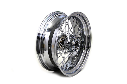HARLEY 17 inch x 6.00 inch Rear Spoke Wheel Fits 2008-2017 FXST, without ABS 2008-2017 FLST, without