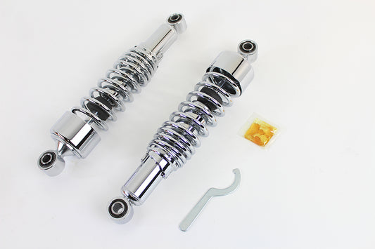 HARLEY 13 inch Dura AEE Series Shocks Chrome Fits 1985-2023 FLHT, 1985-2023 FLHR, 1985-2023 FLHX