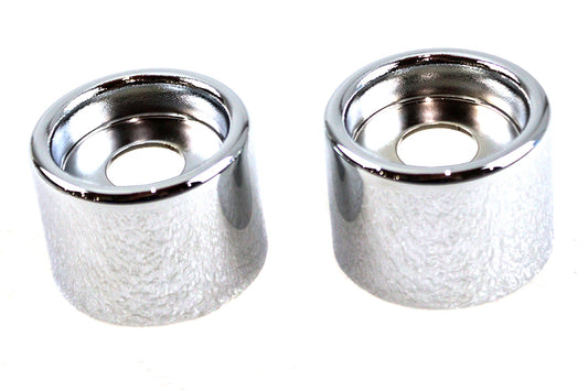 HARLEY Upper Shock Stud Covers Chrome Tall Style Fits 2004-UP XL,