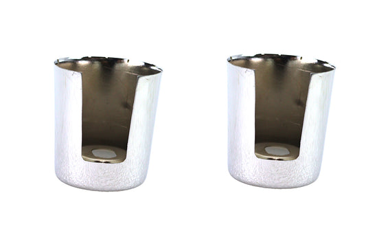 HARLEY Upper Shock Stud Covers Chrome Short Style Fits 1975-1981 XL,