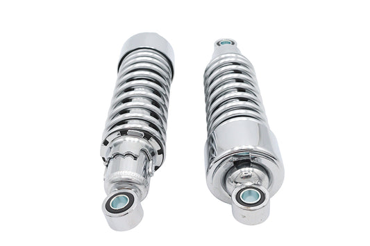 HARLEY 11 inch Ultima Chrome Shock Set Fits 1985-1994 FXRD, 1983-1994 FXRT, 1983-1994 FXRT, 19