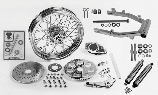 HARLEY Brake and Swingarm Assembly Kit Fits 1973-1978 FX,
