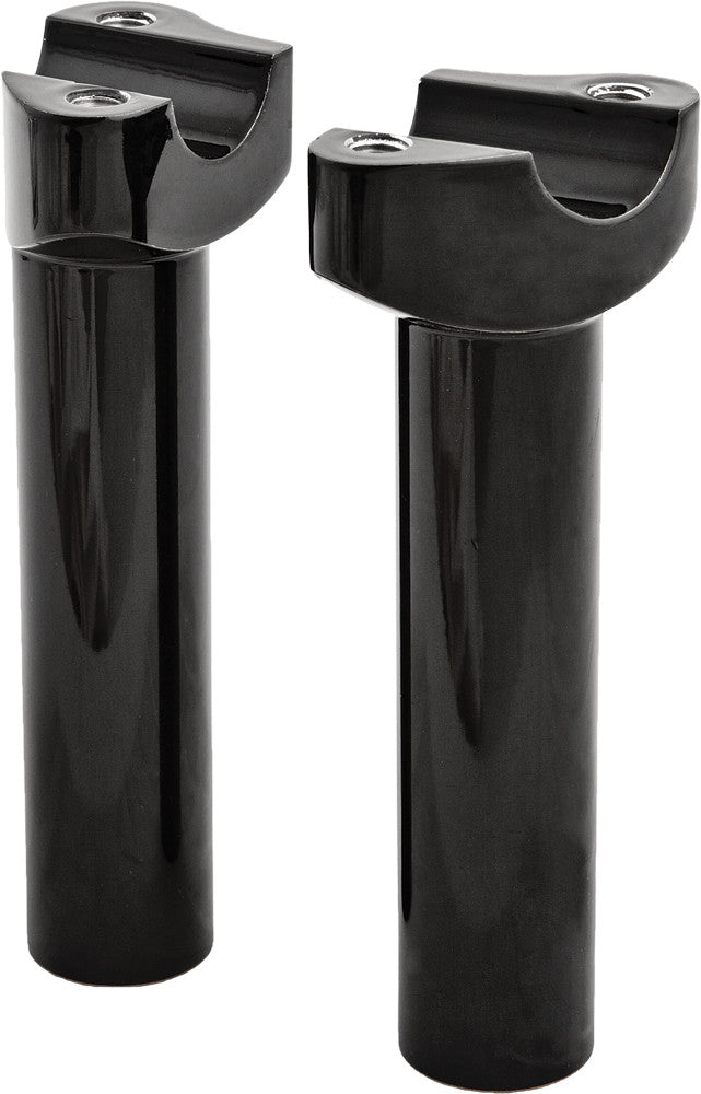 HARLEY HARDDRIVE H-BAR RISERS 5.5" STRAIGHT BLACK 04-574