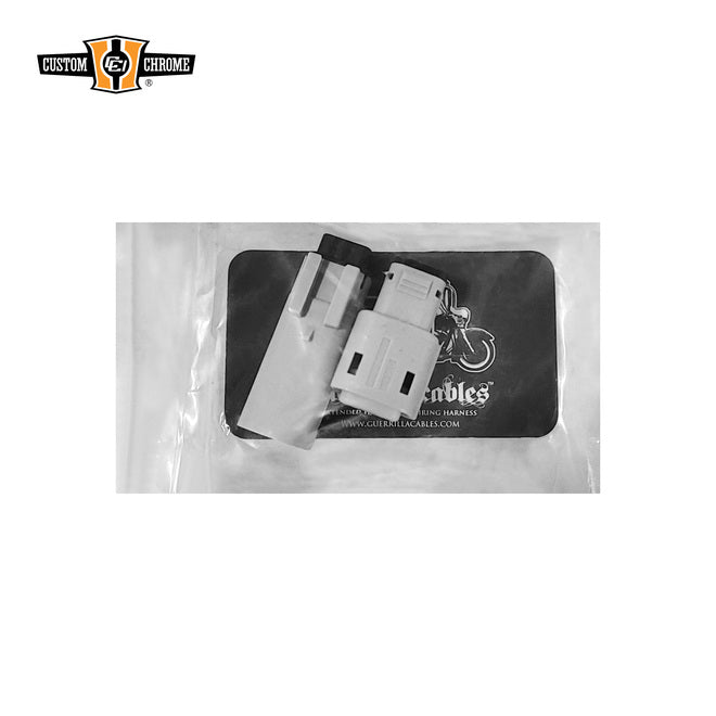 Custom Chrome HARLEY MOLEX SEALED MALE & FEMALE HOUSINGS 3-POSITION GRAY
