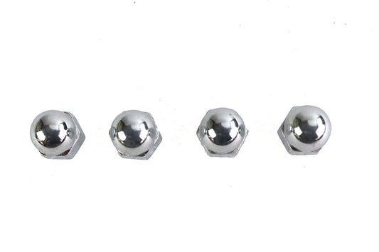 HARLEY Chrome Acorn Nut Fine 5/16 inch-24 Thread Fits 0- All, Models