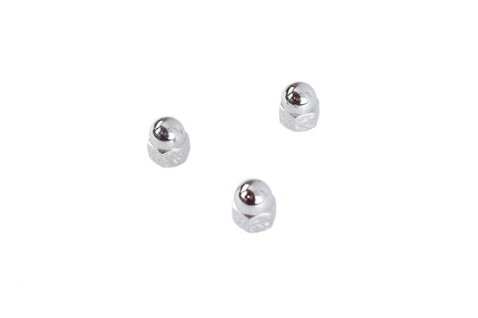 HARLEY Chrome Acorn Nut Fine 3/8 inch-24 Thread Fits 0- All, Models