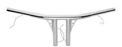 Custom Chrome HARLEY T-BAR 8 IN CHROME 82-UP