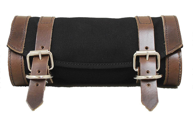 Custom Chrome HARLEY BLACK CANVAS FRONT FORK TOOL BAG