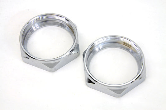 HARLEY Chrome Intake Manifold Nuts Fits 1941-1954 FL, 1940-1952 EL, 1953-1956 K,