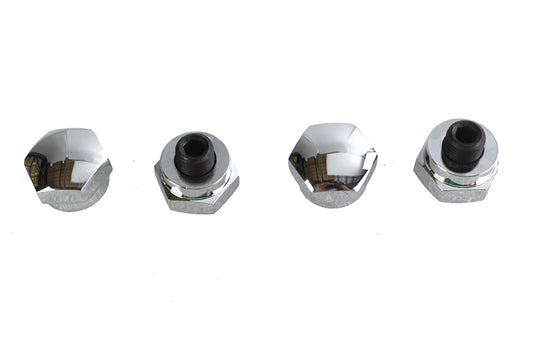 HARLEY Chrome Rocker Shaft End Plug Fits 1971-1984 FL, 1971-1984 FX, 1979-1983 FLT, 1982-1983