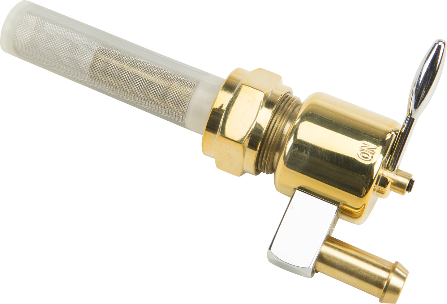 HARLEY HARDDRIVE BRASS PETCOCK ROUND 22MM DOWNWARD POSITION 22682