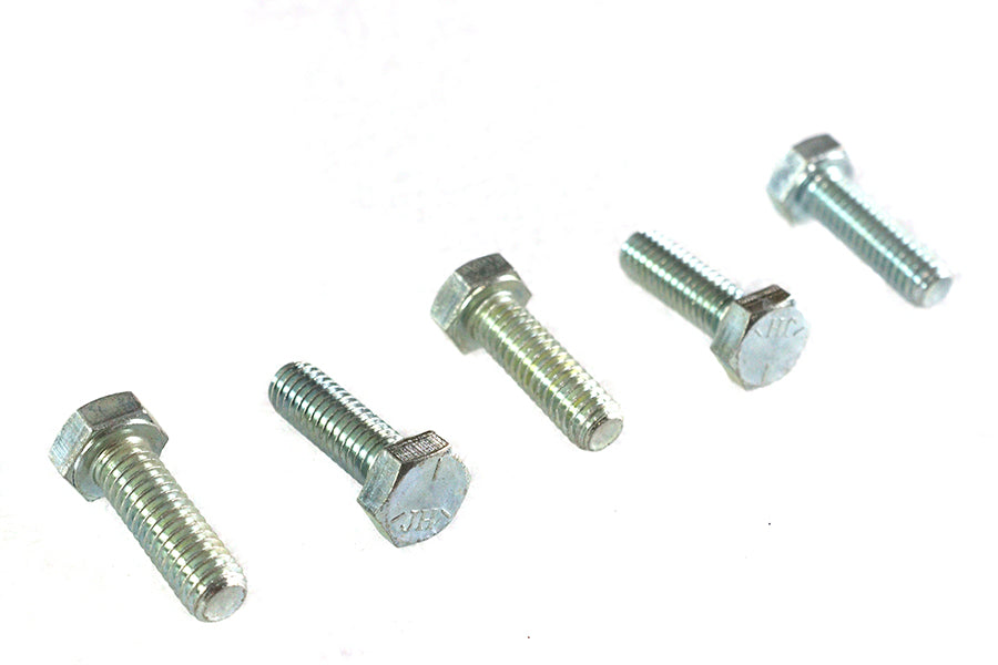 HARLEY Hex Cap Bolts Zinc 5/16 inch X 1 inch Fits 0- All, models