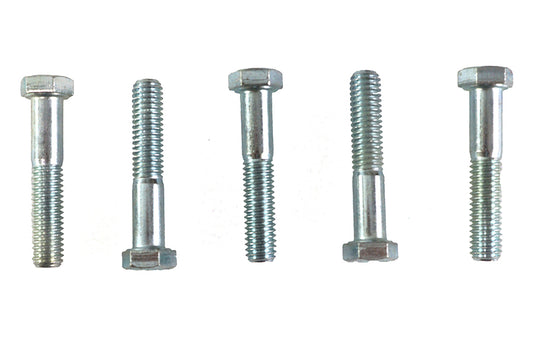 HARLEY Hex Cap Bolts Zinc 3/8 inch x 2 inch Fits 0- All, models