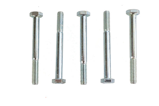 HARLEY Zinc Hex Cap Bolts 1/4 inch-20 x 2-1/2 inch Fits 0- All, models