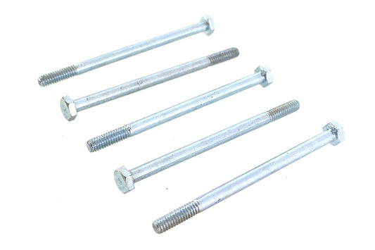 HARLEY Zinc Hex Cap Bolts 1/4 inch-20 x 4 inch Fits 0- All, models