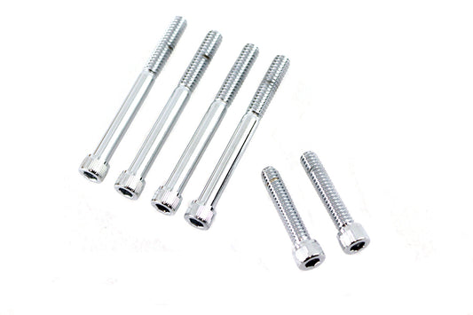 HARLEY Oil Pump Mount Set Allen Chrome Fits 1977-1992 XL, 1978-1991 Big Twin, except Dyna models 1