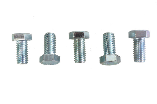 HARLEY Zinc Hex Cap Bolts 1/2 inch-13 x 1 inch Fits 0- All, models