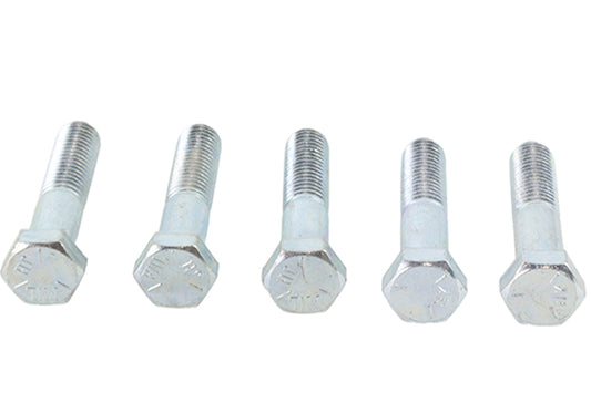 HARLEY Zinc Hex Cap Bolts 1/2 inch-13 x 2-1/2 inch Fits 0- All, models