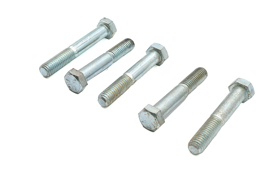 HARLEY Zinc Hex Cap Bolts 1/2 inch-13 x 3 inch Fits 0- All, models