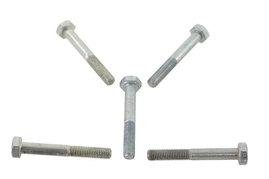 HARLEY Zinc Hex Cap Bolts 1/4 inch-28 x 1-7/8 inch Fits 0- All, models