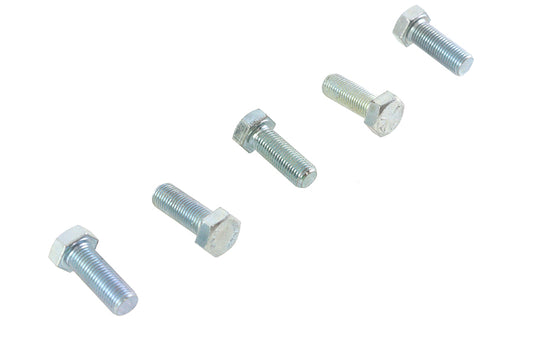 HARLEY Zinc Hex Cap Bolts 3/8 inch-24 x 1 inch Fits 0- All, models