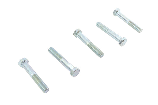 HARLEY Zinc Hex Cap Bolts 3/8 inch-24 x 2-1/4 inch Fits 0- All, models