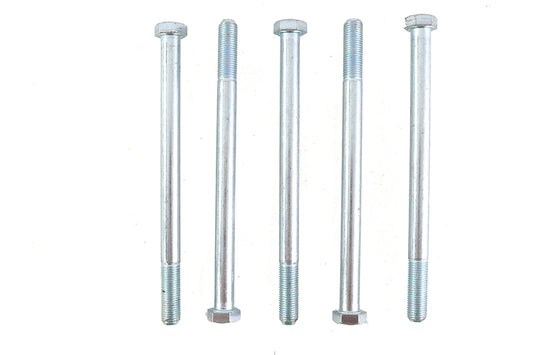 HARLEY Zinc Hex Cap Bolts 3/8 inch-24 x 5-1/2 inch Fits 0- All, models