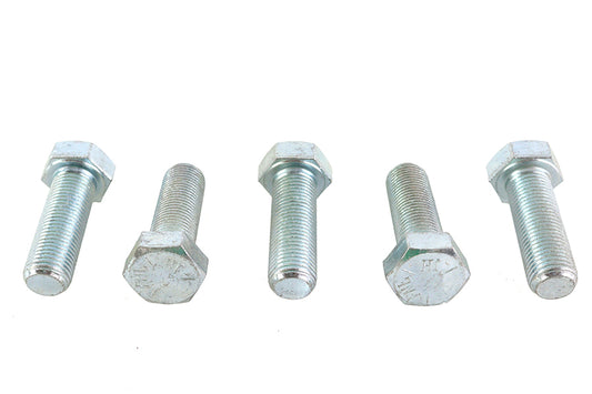 HARLEY Zinc Hex Cap Bolts 1/2 inch-20 x 1-1/2 inch Fits 0- All, models