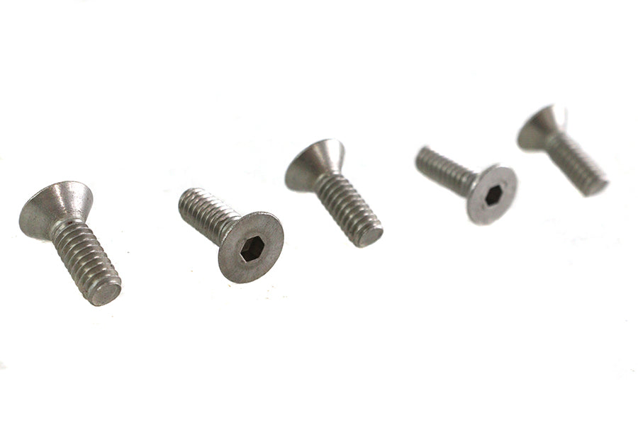 HARLEY Allen Flat Head Screws Stainless Steel Fits 0- All, models