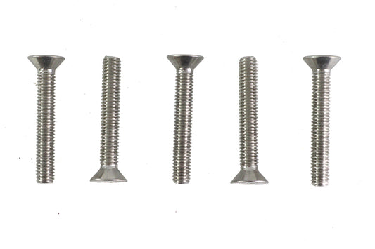HARLEY Allen Flat Head Screws Stainless Steel 3/8 inch-16 x 2-1/2 i Fits 0- All, models