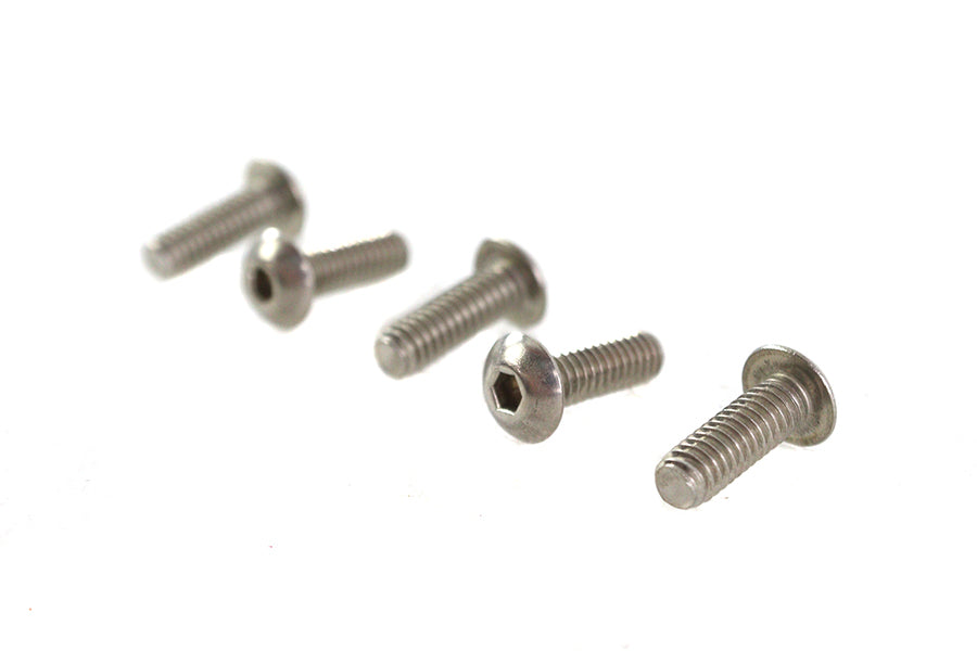 HARLEY Allen Button Head Screws Stainless Steel 8-32 inch X 1/2 inc Fits 0- All, models