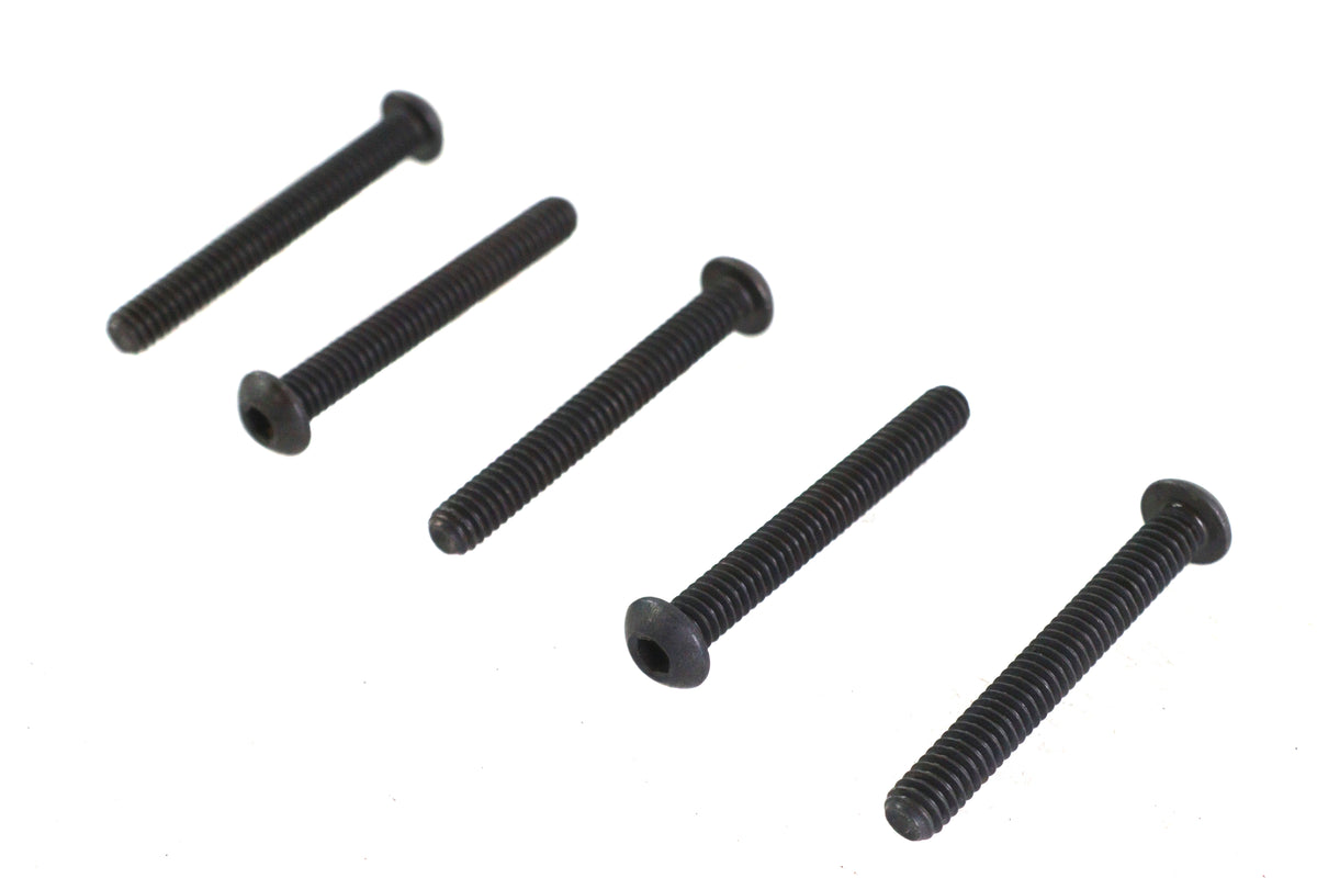HARLEY Allen Knopfkopfschrauben Schwarz 1/4-20 X 2 Zoll Passend für 0- Alle, Modelle